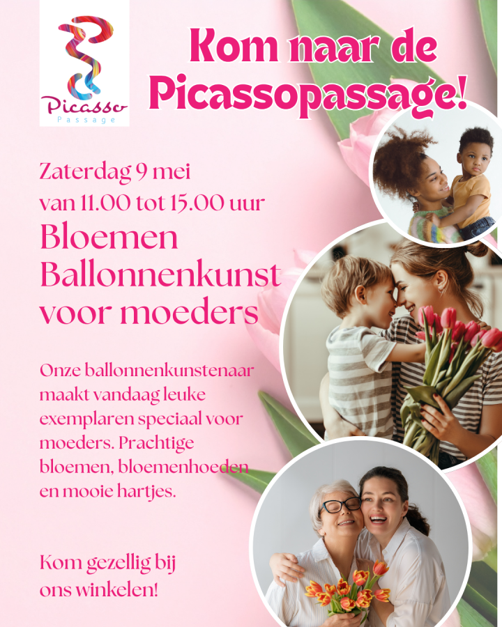 Moederdag - Bloemen ballonkunst